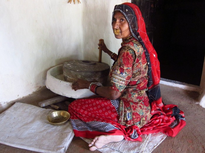 A woman near Bishnoi